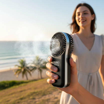 TurboGo Pocket ventilateur de poche en action